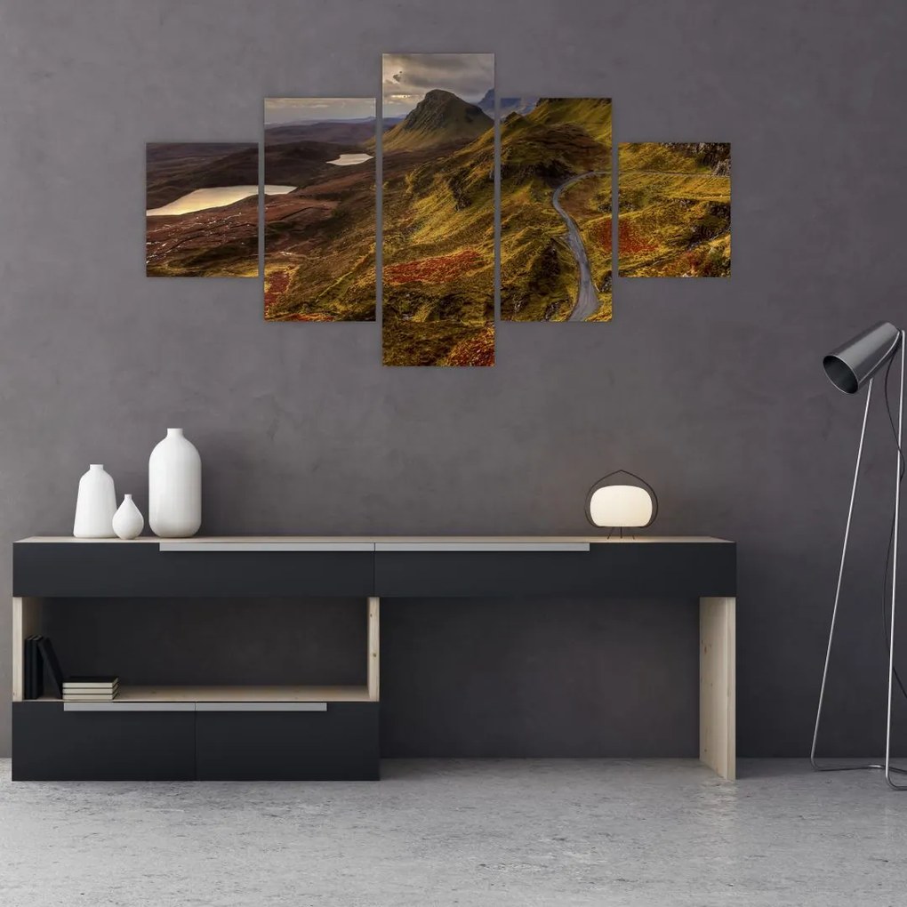 Obraz szkockich gór (125x70 cm)