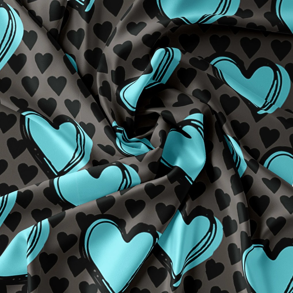 PrzytulneMieszkanie.pl PrzytulneMieszkanie.pl Pościel z mikrofibry KASUGA turkusowa Rozmiar pościeli: 2 szt 70 x 90 cm | 200 x 220 cm