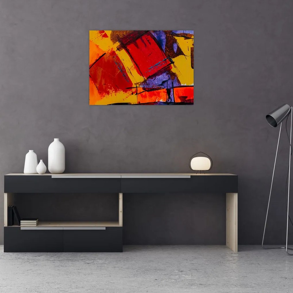 Obraz abstrakcji (70x50 cm)