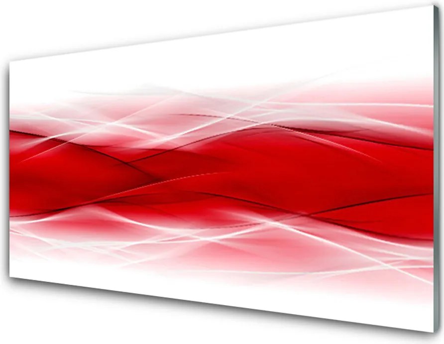 Panel Szklany Abstrakcyjna Interpretacja Fal