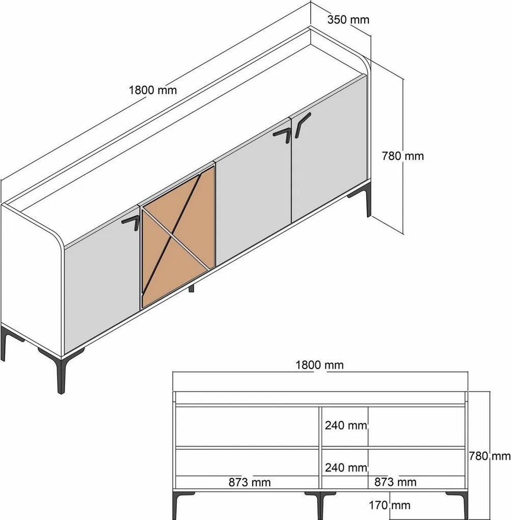 Szafka Venedik Walnut