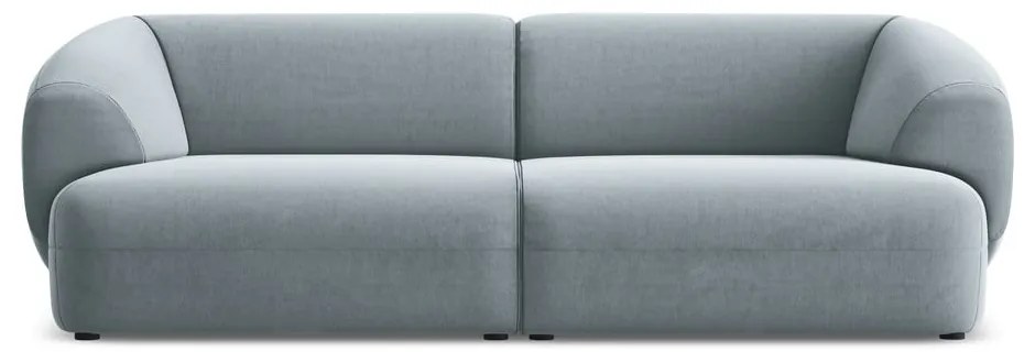 Jasnoniebieska aksamitna sofa 232 cm Moana – Makamii