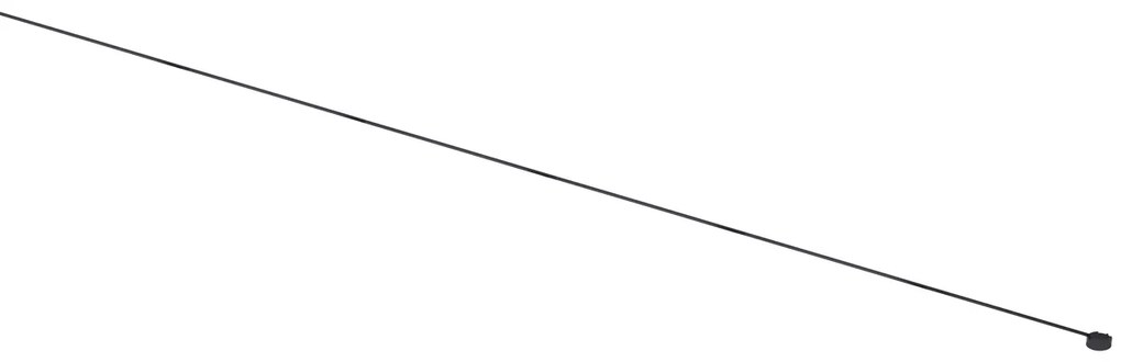 Nowoczesny system oświetlenia szynowego, czarny, jednofazowy, 600 cm, z okrągłym zasilaczem - Magnetic Nowoczesny Oswietlenie wewnetrzne