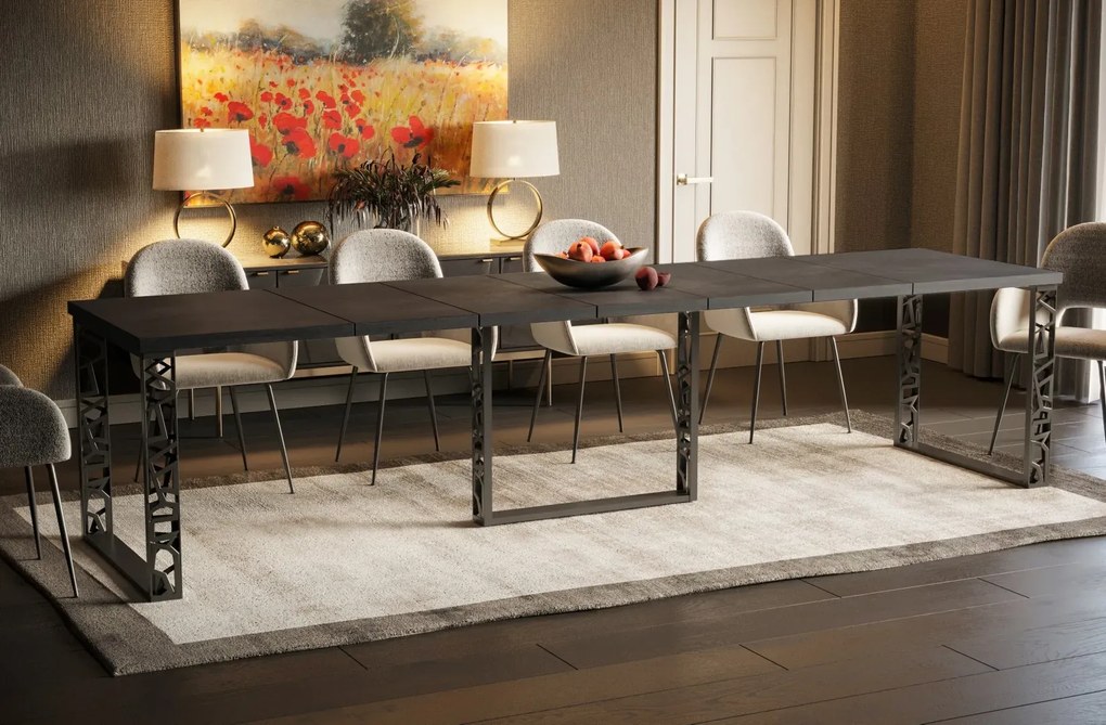 Stół rozkładany EWEREST MAX 130(330)x85 beton ciemny ENDO