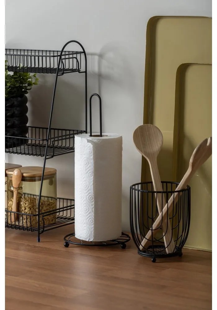 Metalowy stojak na przybory kuchenne Wired – PT LIVING