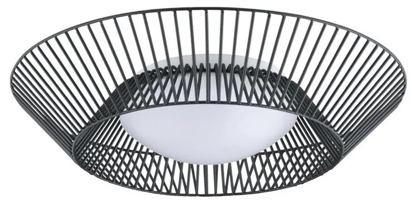 Eglo 200842 - Oprawa sufitowa LED PIASTRE LED/8,2W/230V śr. 39 cm czarna