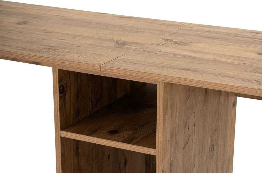 Biurko w dekorze sosny 60x240 cm Twin – Kalune Design