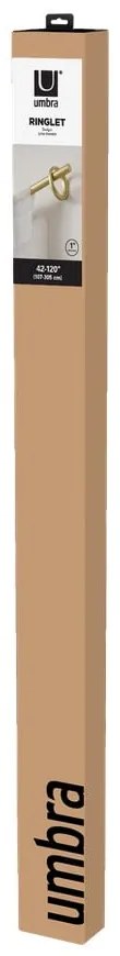 Stalowy regulowany karnisz 107 - 305 cm Ringlet – Umbra
