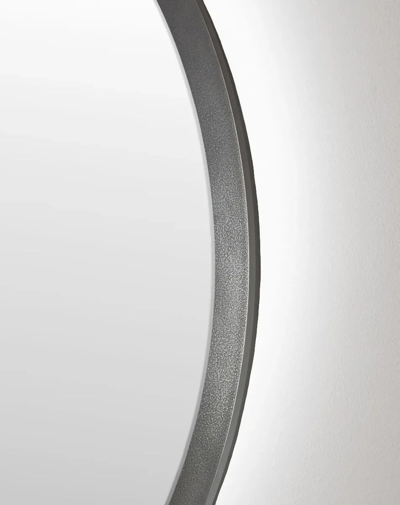 Lustro łazienkowe ZIRCON METALIC 70 z oświetleniem LED BALTICA DESIGN