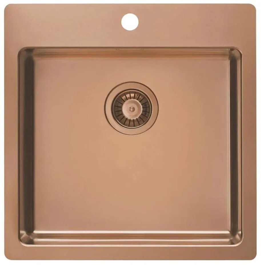 ALVEUS 1122708 - Zlew kuchenny PURE 52,5x51,5 cm monarch miedź