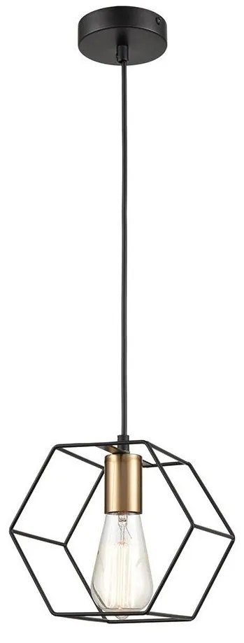 Lampa Wisząca APP1131-1CP Czarno złota