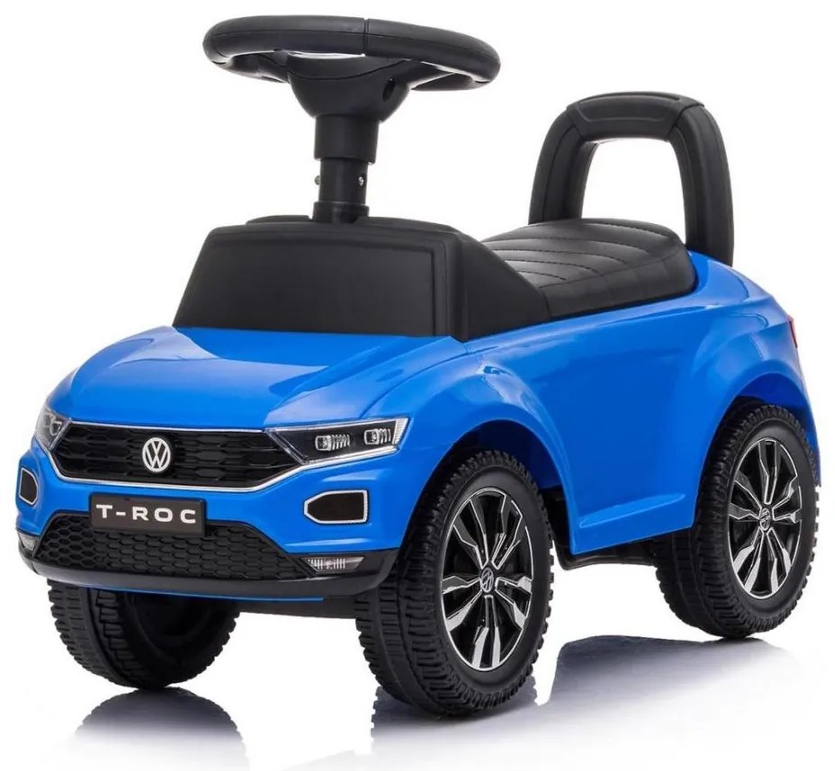 Rowerek do pchania Volkswagen 2xAA niebieski/czarny