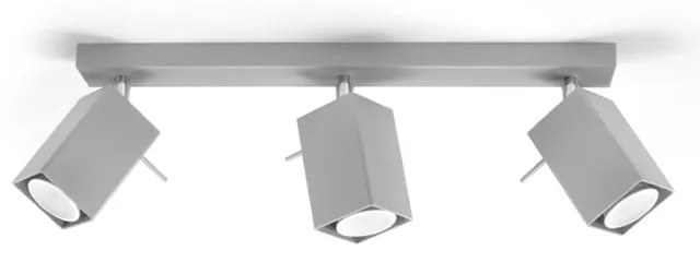 Szara lampa punktowa 6x45 cm Toscana – Nice Lamps