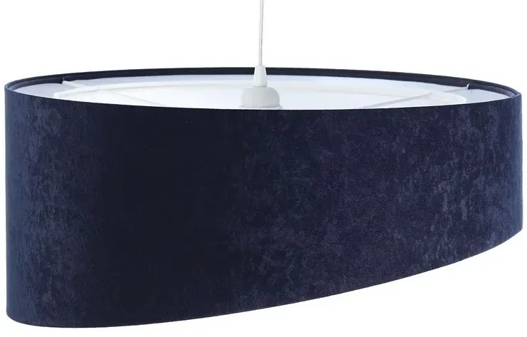 Granatowo-biała lampa wisząca nad stół - EX995 T8-C20