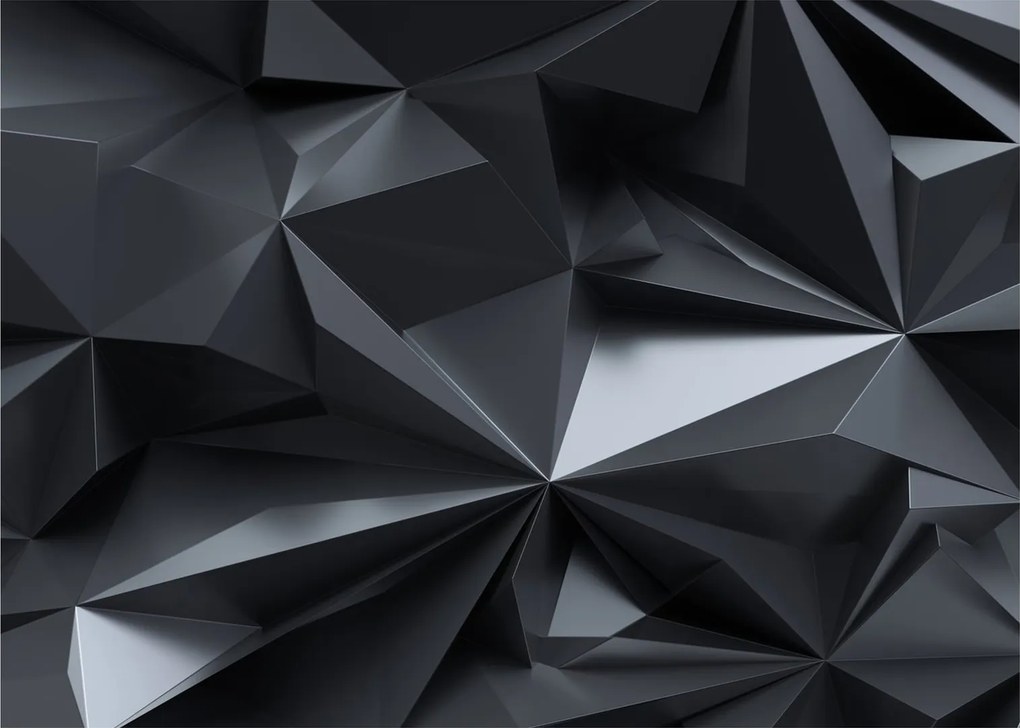 Obraz na szkle - Abstrakcja geometryczna (70x50 cm)