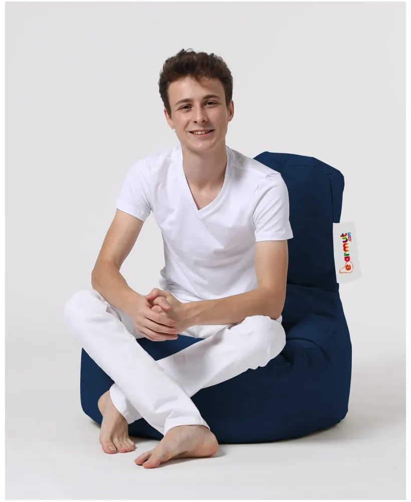 Ciemnoniebieski worek do siedzenia Lina – Floriane Garden