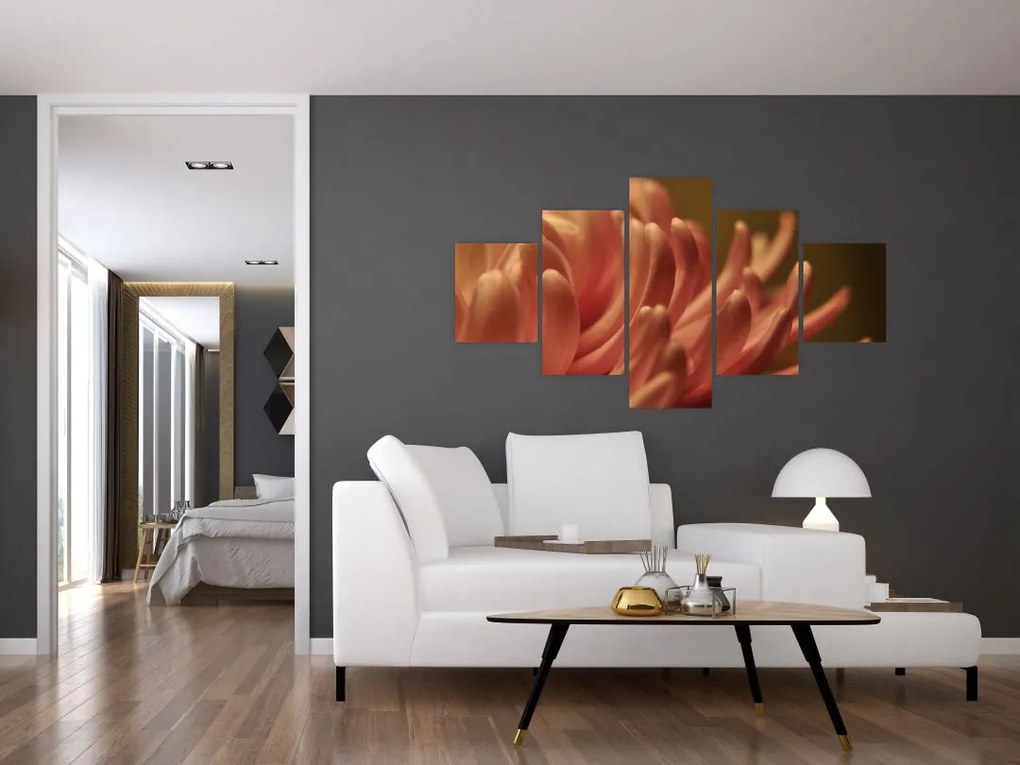 Obraz szczegółów kwiatu (125x70 cm)