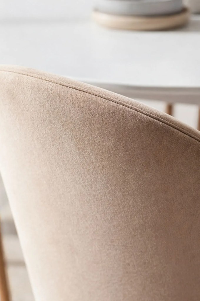 Zestaw 4 krzese aksamitnych Vint