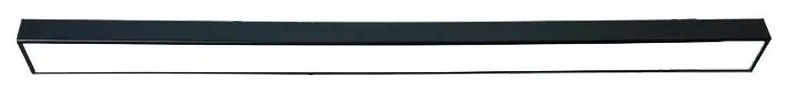 LED Plafon LED/32W/230V 4000K 120x7 cm czarny