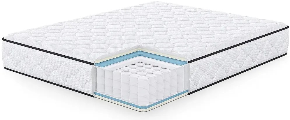 Wygodny materac sprężynowy 160x200 cm S7-N49