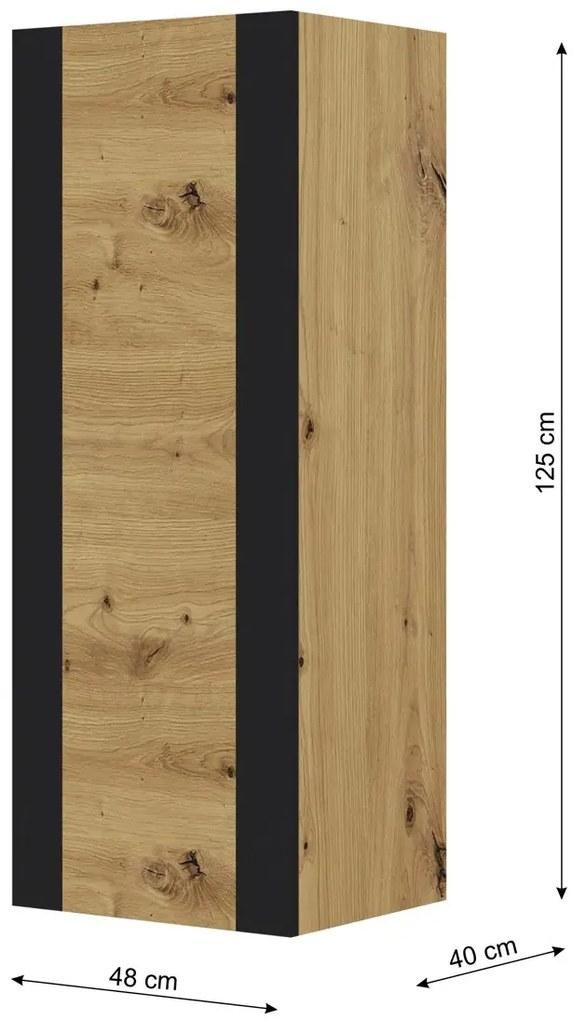 Szafka ścienna dąb artisan F8-C63