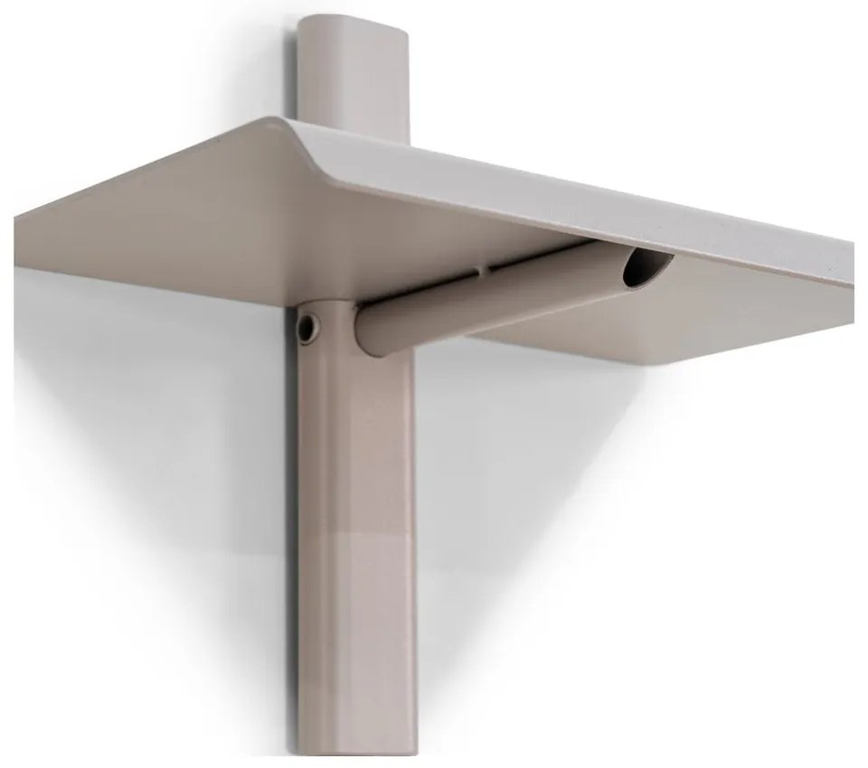 Szarobrązowa metalowa półka 28 cm Hola – Spinder Design