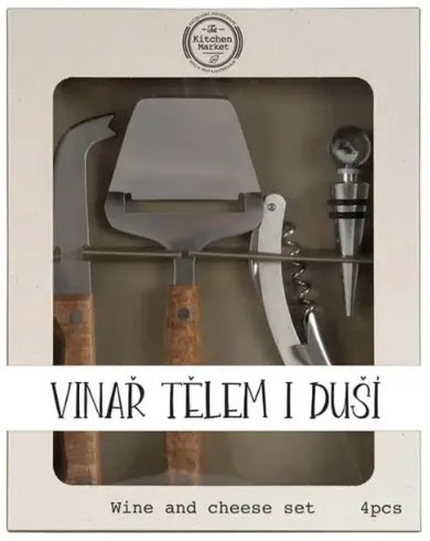 Bohemia Gifts Zestaw do krojenia sera - Dlawiniarzy