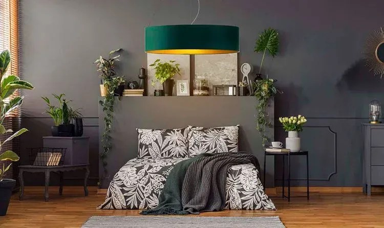 Okrągła lampa wisząca glamour 80 cm - K3-P31