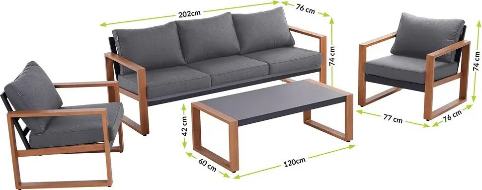 Zestaw mebli ogrodowych F3-T49