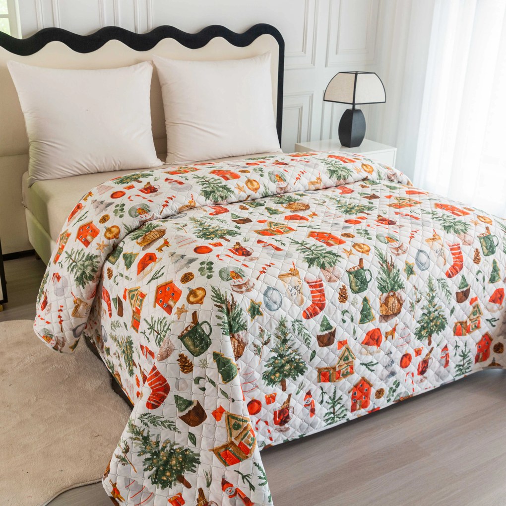 Narzuta na łóżko FESTIVE MAGIC, kolorowy Rozmiar: 220 x 240 cm