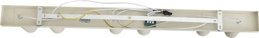 Nowoczesna lampa sufitowa beżowa 102 cm 6-punktowa regulowana - Renna