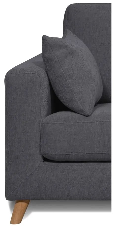 Ciemnoszara sofa 234 cm Faria – Scandic