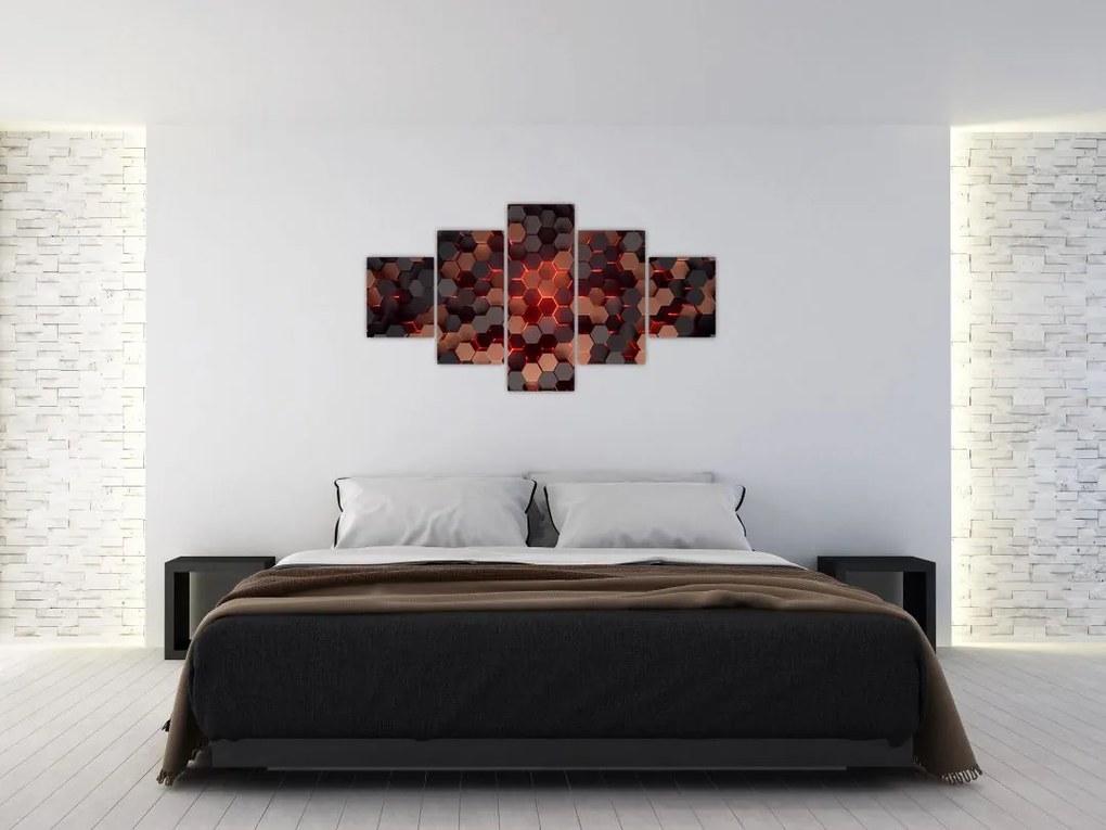 Obraz - Futurystyczna abstrakcja (125x70 cm)