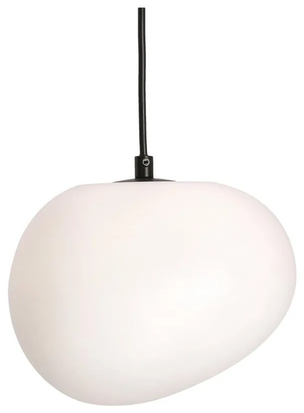 Czarno-biała lampa wisząca Stones – Candellux Lighting