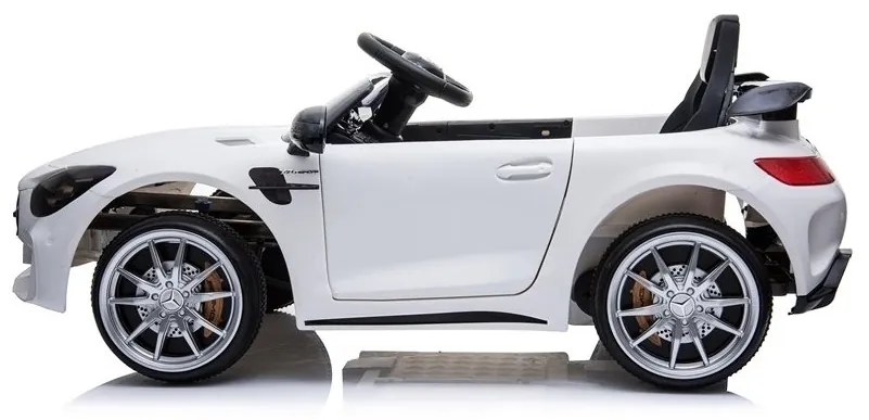 Auto na akumulator mercedes gtr biały