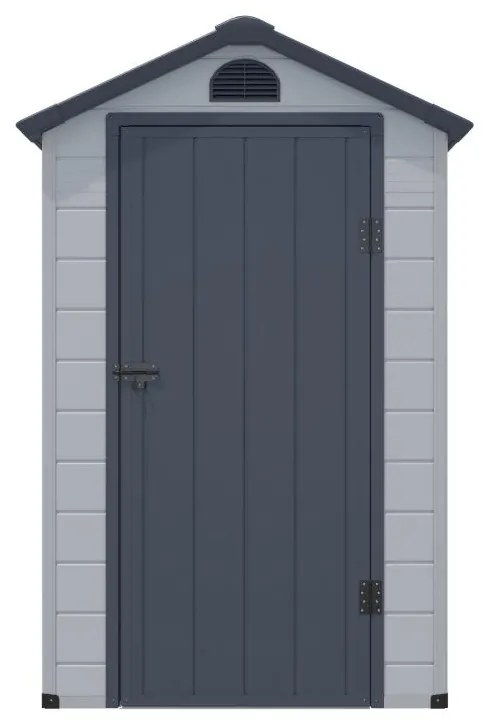 Wiata ogrodowa z szarej żywicy - CESIO - 1,39m²