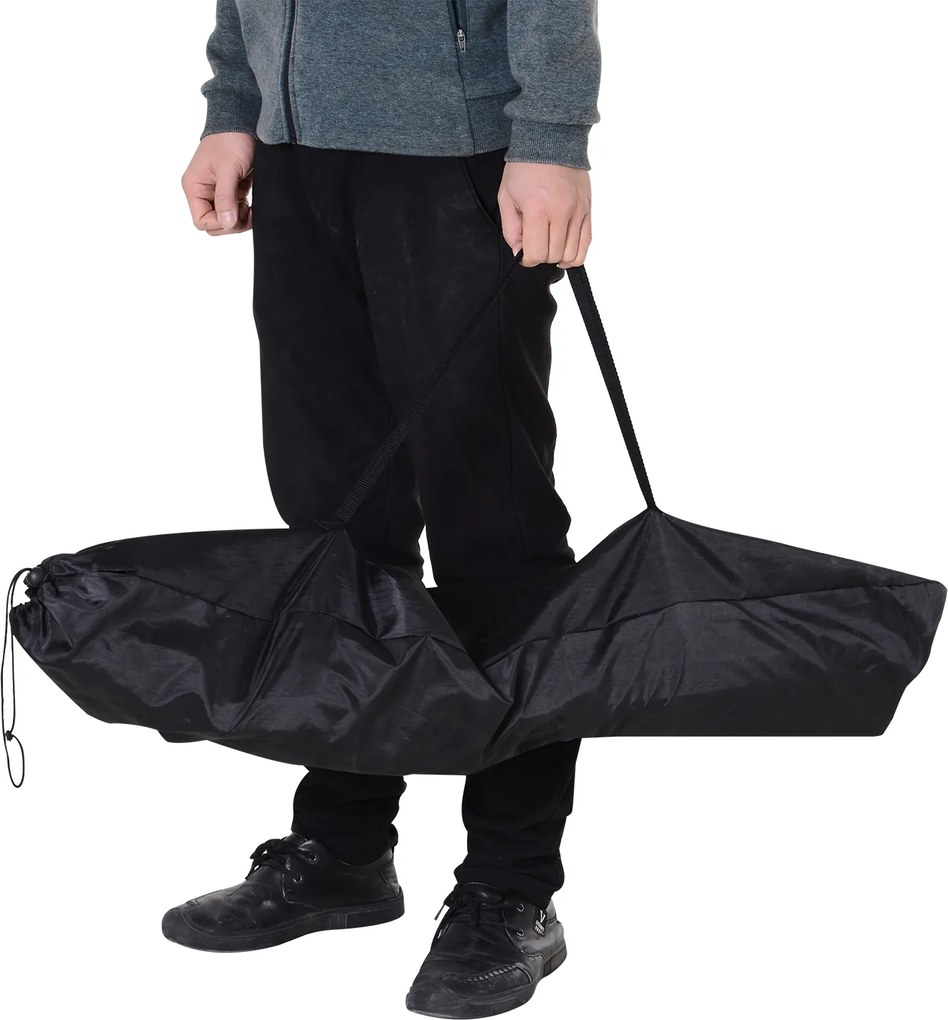 HOMCOM siatka do badmintona siatkówki tenisa przenośna 2 wysokości 94 158 cm torba PE 400x60 cm | Aosom PL