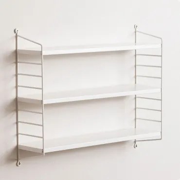 Modułowy Regał Ścienny Emine Biała - Sklum