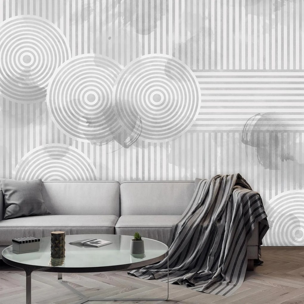 Fototapeta - Beton z kołami (196x136 cm)