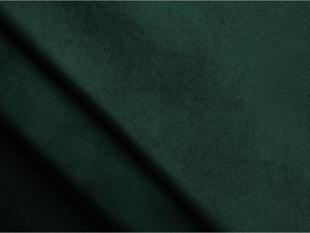 Ciemnozielone tapicerowane łóżko dwuosobowe ze schowkiem i stelażem 140x200 cm Lemi – Makamii