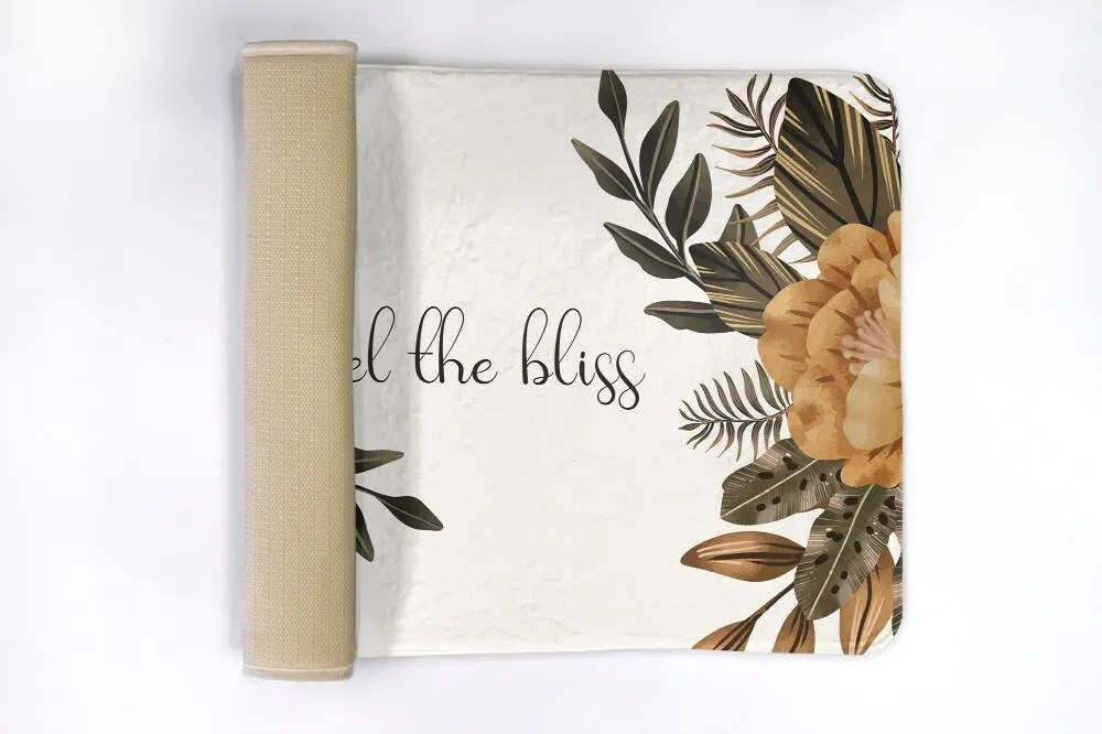 Dywanik do łazienki Dywanik do łazienki Kwiatowa kompozycja