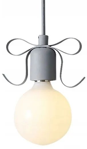 Lampa sufitowa wisząca APP188-1CP NARNI szara