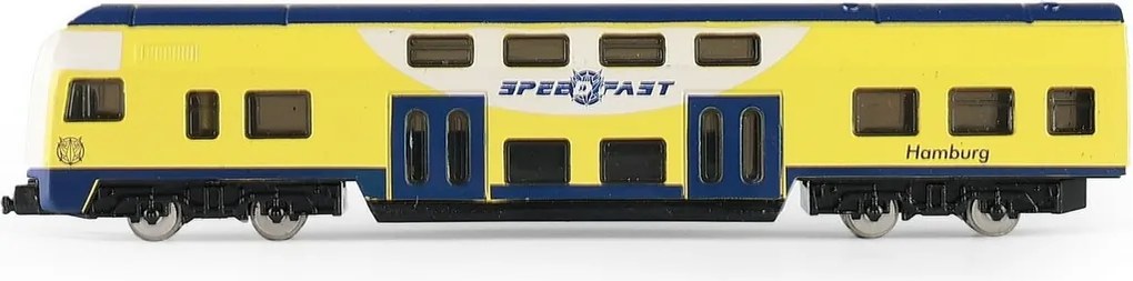 Rappa Metalowy minipociąg regionalny, 16 cm