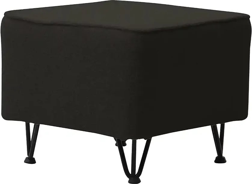 Podnóżek MARK 50 x 50 cm Czarny