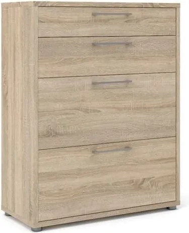 Niski regał biurowy Prima dąb sonoma