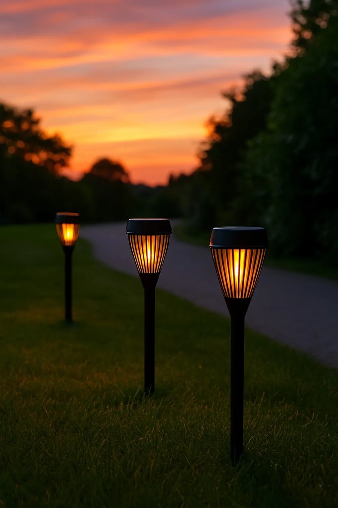 Lampka solarna wbijana, 43 cm