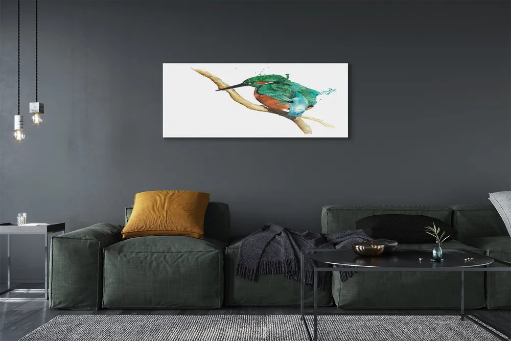 Zdjęcie na płótnie Malowana Kolorowa Papuga