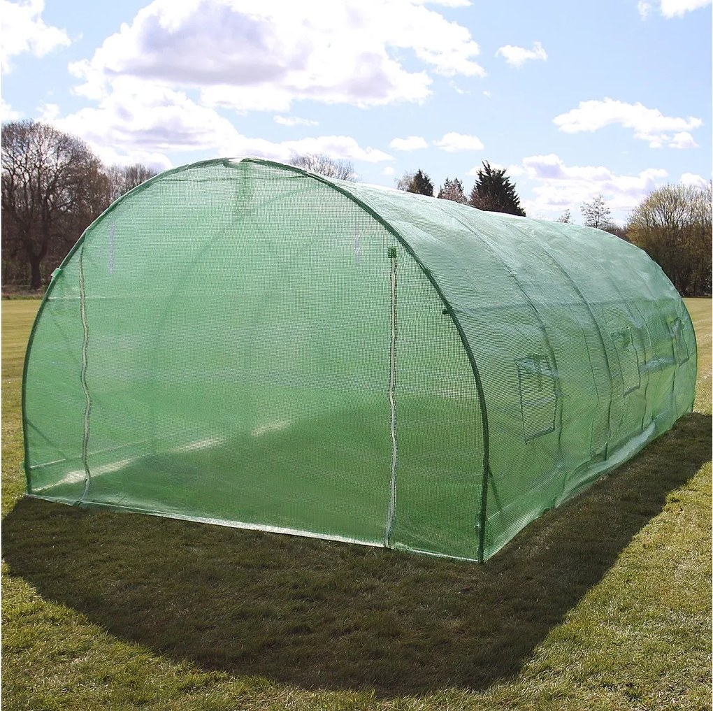 Tunel foliowy 25mm 6m x 3m z regałami