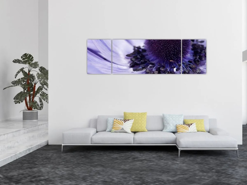 Obraz - Fioletowy kwiat (170x50 cm)