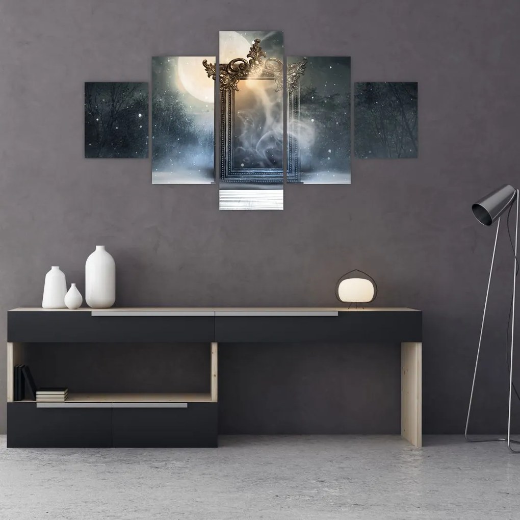 Obraz - Magiczne lustro (125x70 cm)